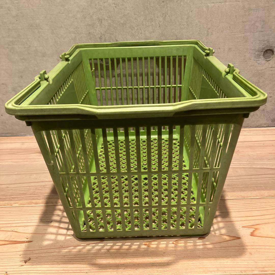 昭和レトロ　ダイエー＆グルメシティ　買い物かご　レトロポップ　収納　かご　店舗