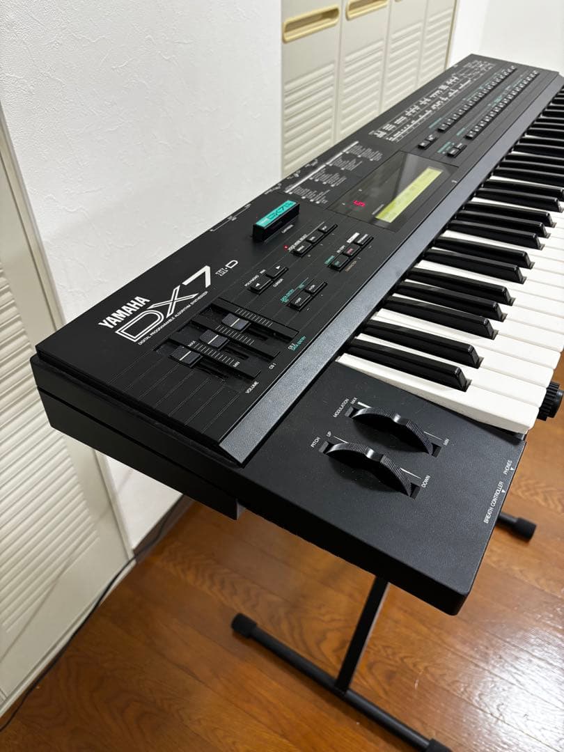 【美品】Yamaha DX7 II-D 純正ケース・説明書・カートリッジ付