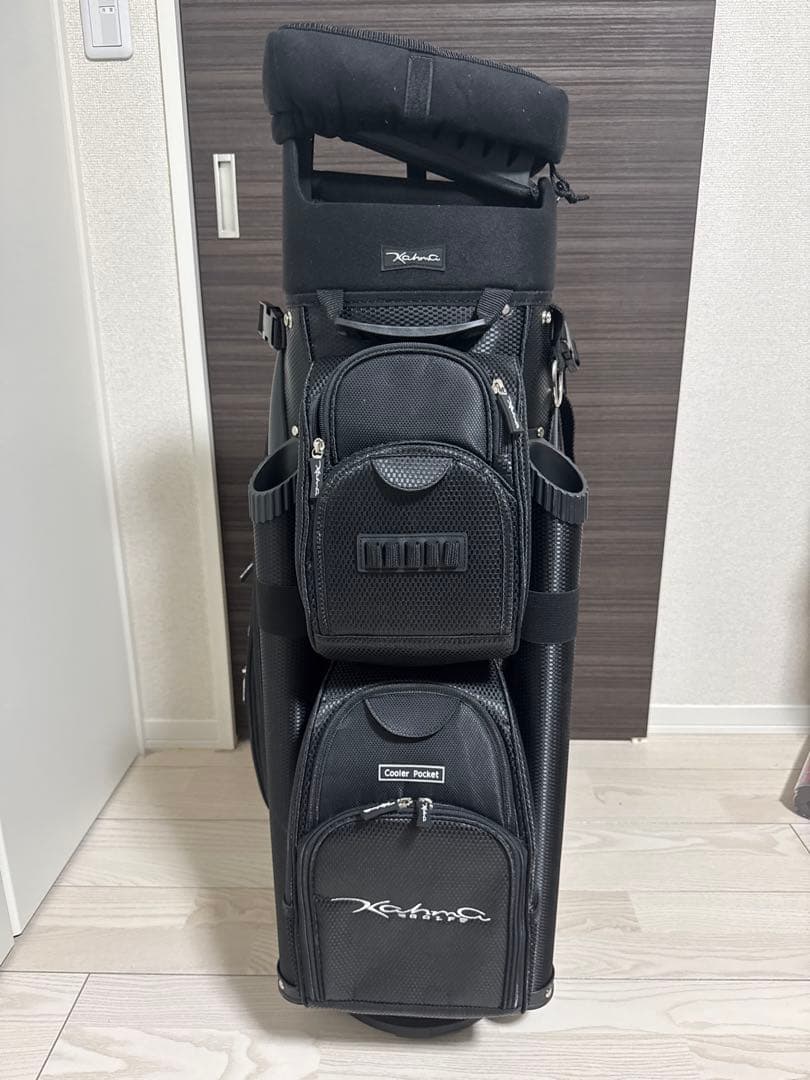 【希少】Kahma ゴルフバッグ キャディバッグ Black