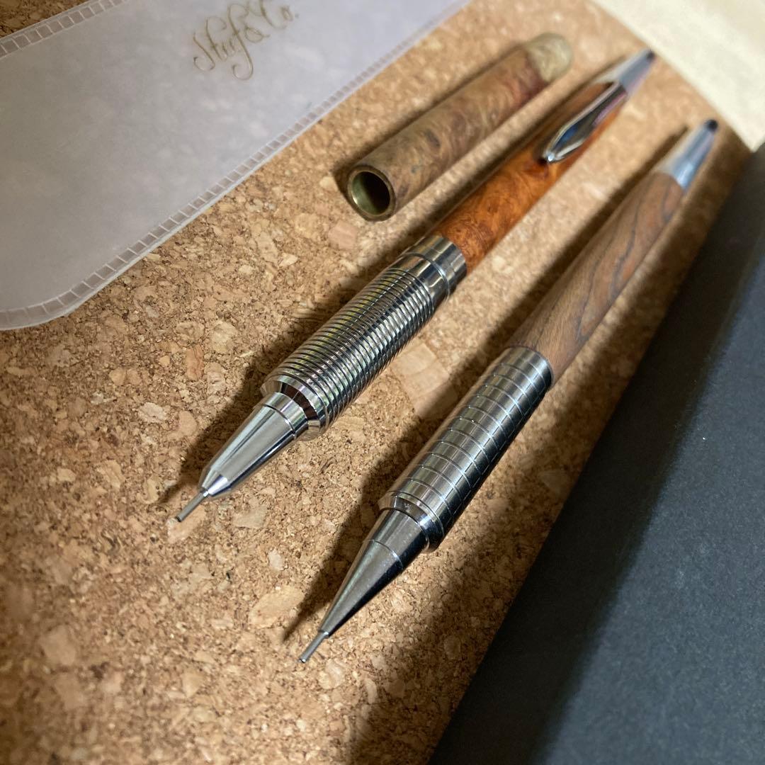 スティーフ　木軸　pg5 カスタム　格安　steef & co 花梨　野原工芸