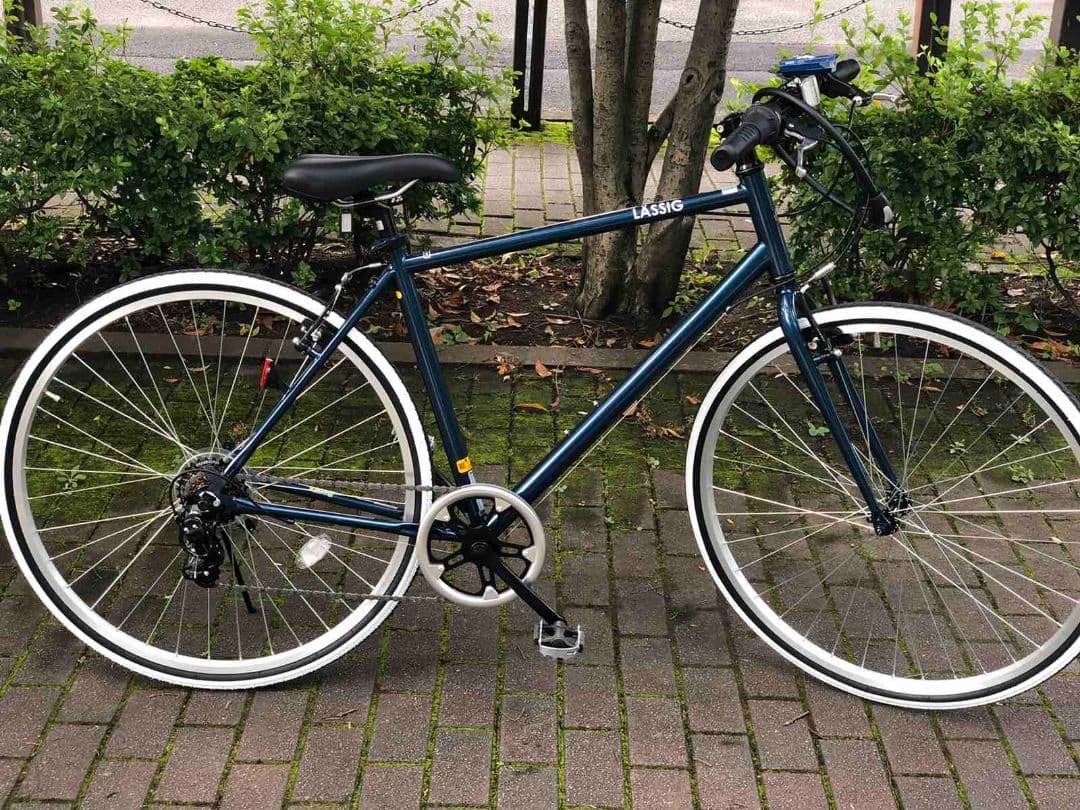 LASSIG スポーツタイプ自転車 ダークブルー