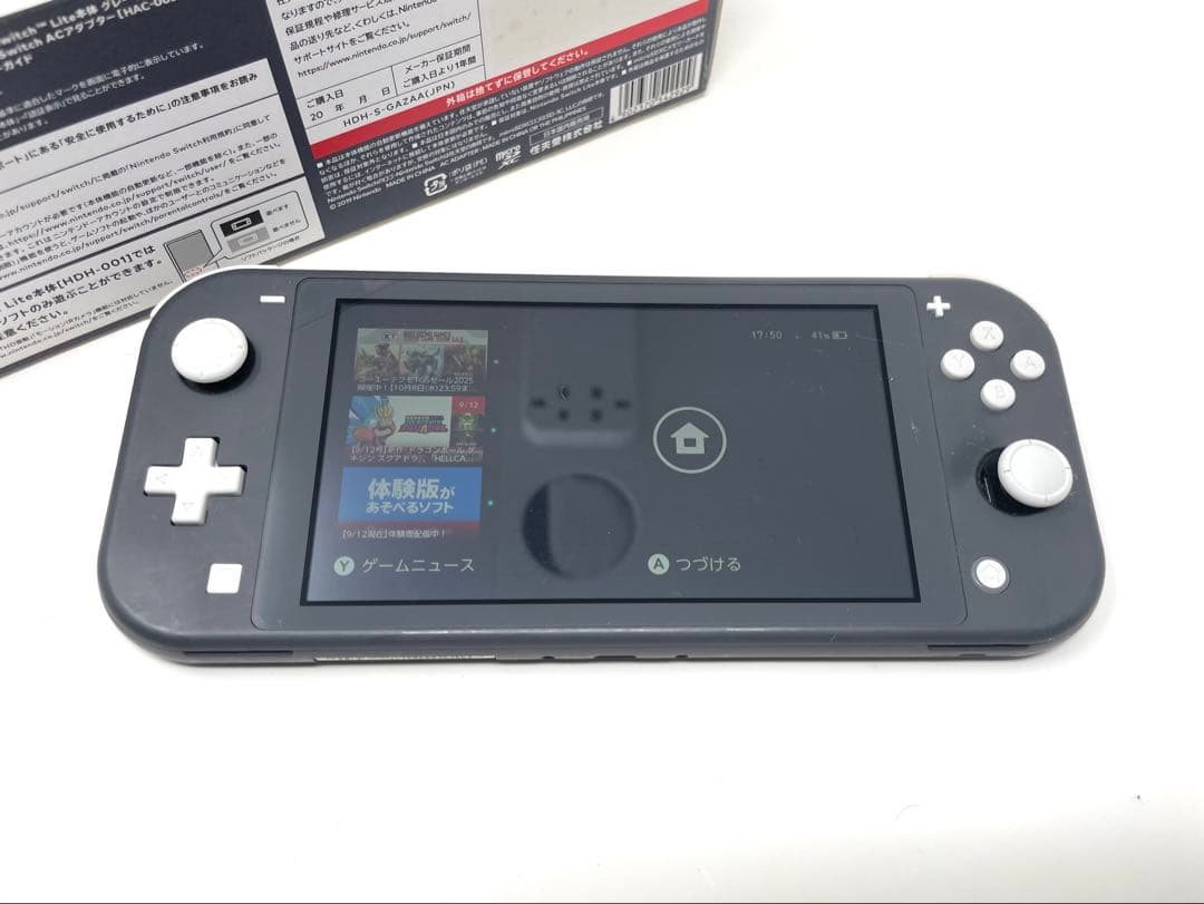 [動作確認済]Nintendo Switch Lite グレー 本体