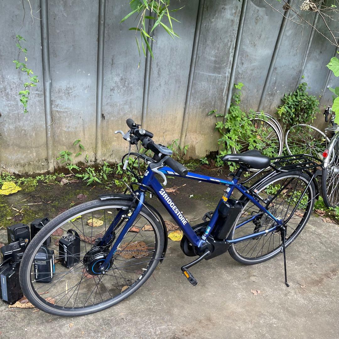 ブリヂストン 電動アシスト自転車 青　b200