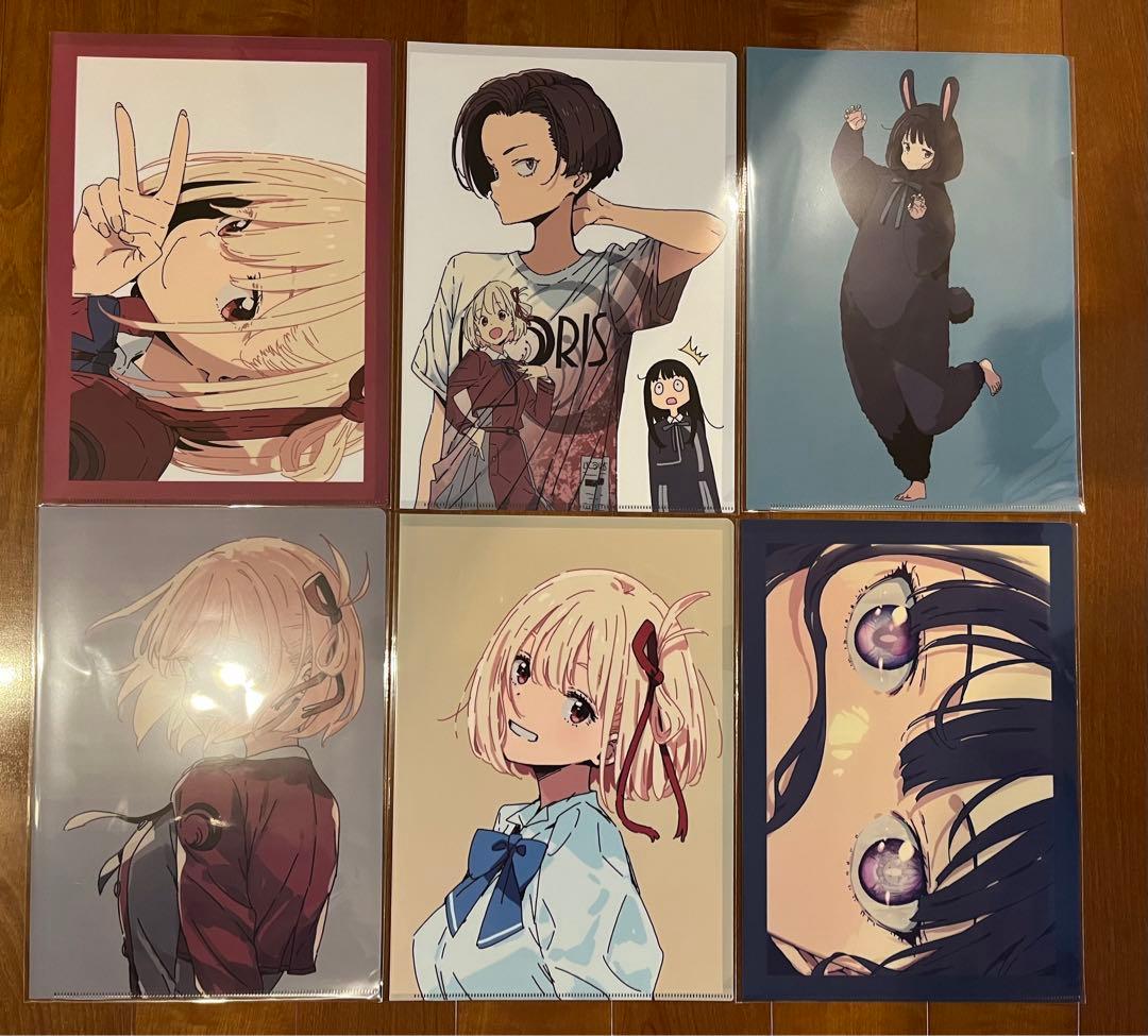 リコリコ展　クリアファイル 新品未開封、開封済み15枚セット