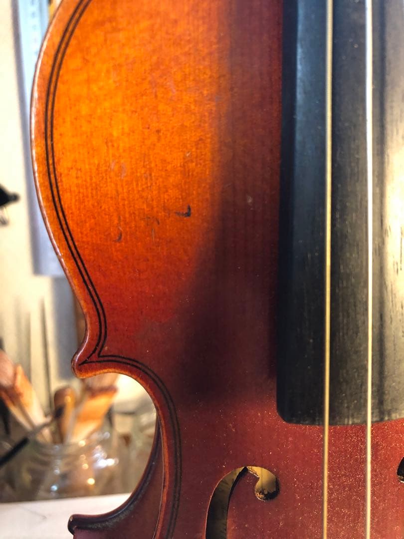 【駒&魂柱調整済】Suzuki分数バイオリンNo280 1/8 1977