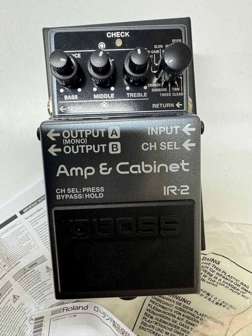 BOSS IR-2 アンプ & キャビネットシミュレーター