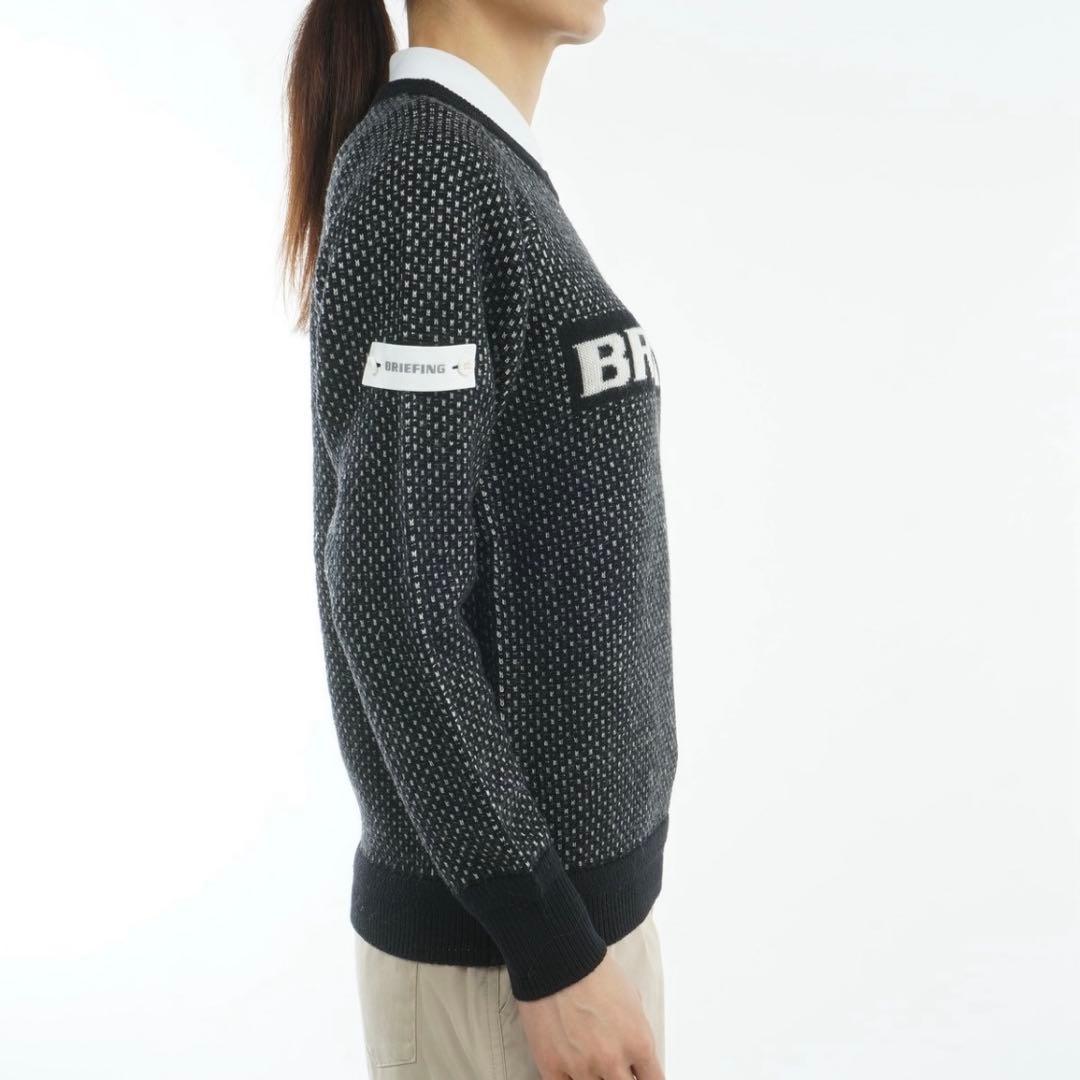 最終値下　24AW完売新作新品未使用タグ無:ブリーフィング セーター 黒M
