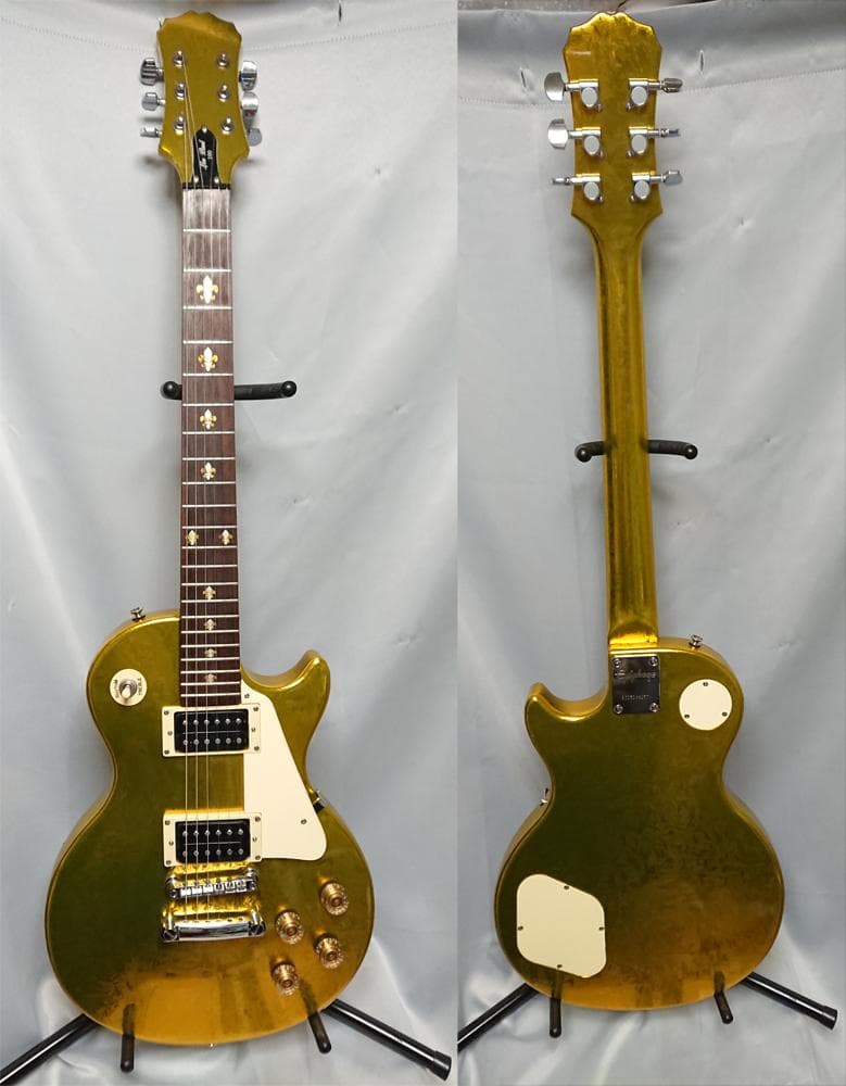 エピフォン レスポール LESPAUL100 ラッピング ゴールド