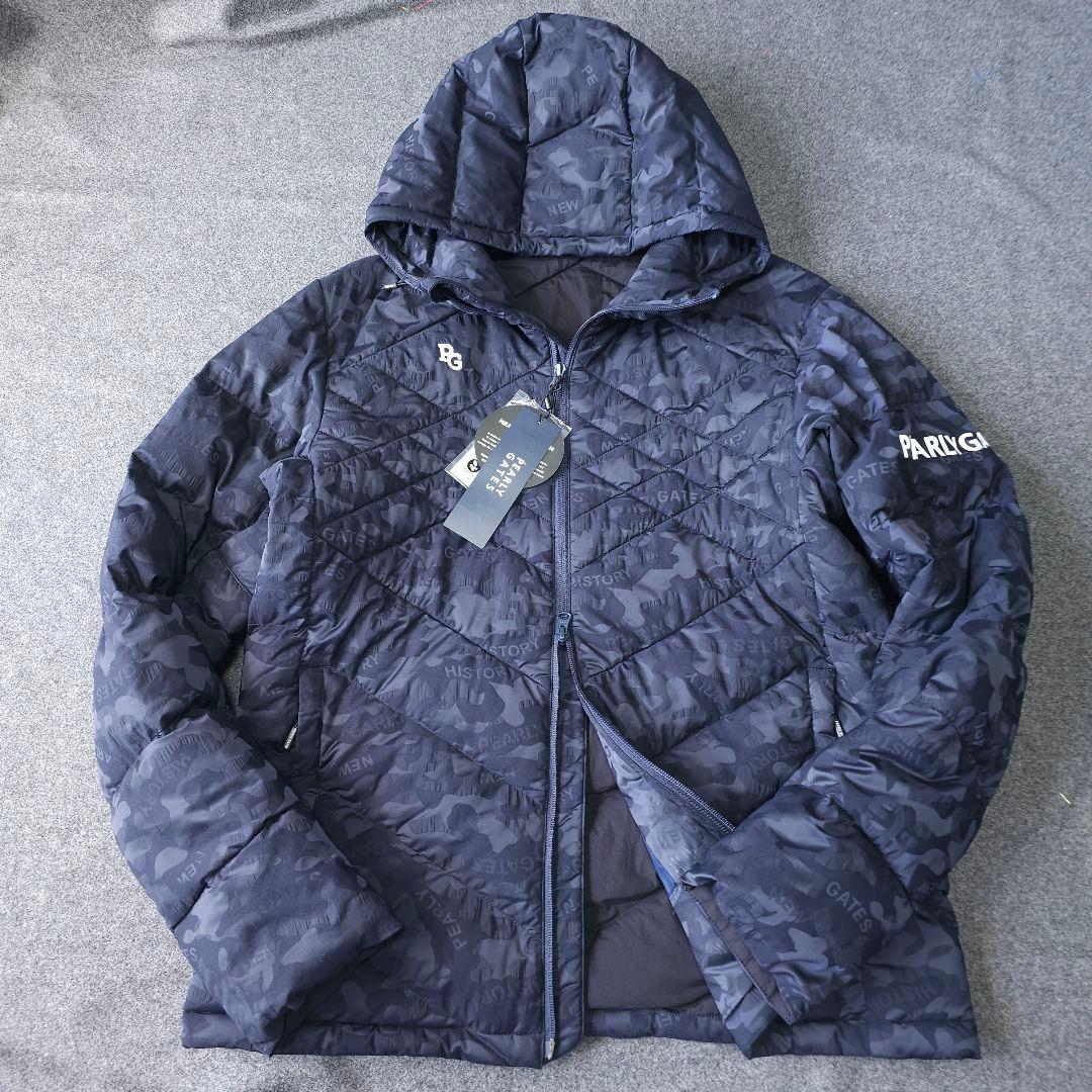 新品【パーリーゲイツ】2025年ストレッチ中綿ブルゾン×パンツ セットアップLL