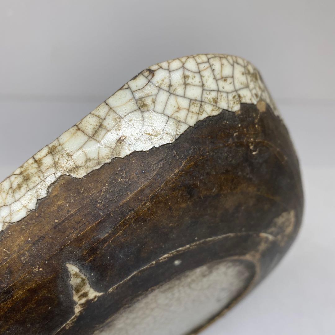 中国明時代　呉須古染付　四方鉢　東さ7-0330①