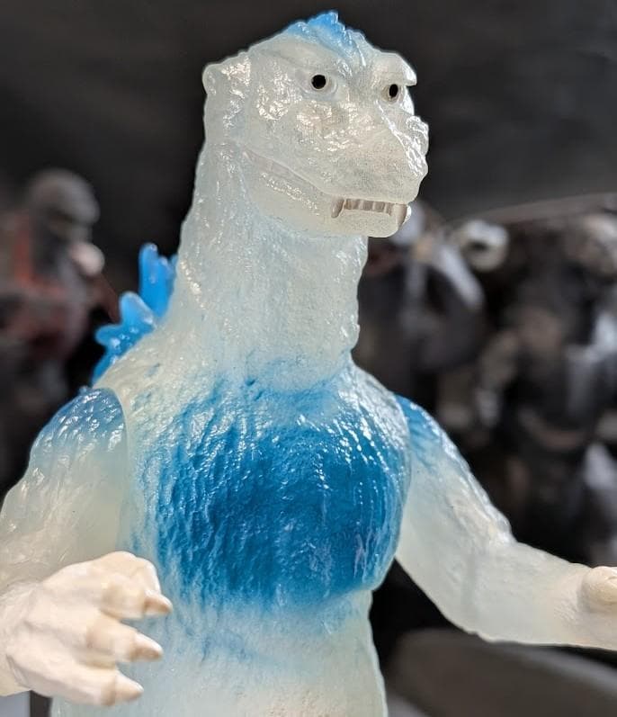 ゴジラ初代・逆襲白・シン・シェー（バンダイ）ムービーモンスターシリーズ４体セット