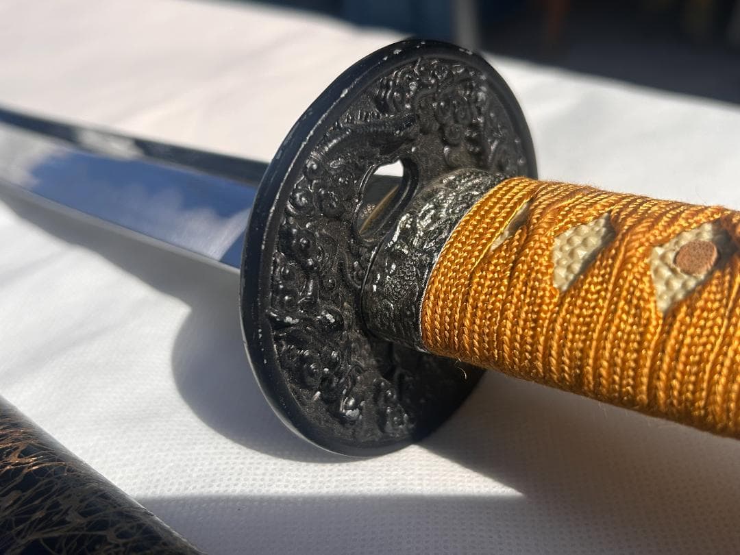 ★インテリア・コスプレ【模造刀】日本刀・太刀【105cm】黄色★