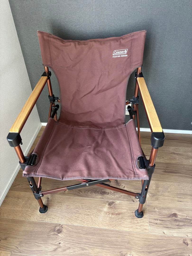 Coleman マスターシリーズコットンキャンバスチェア2脚セット※バラ売り不可