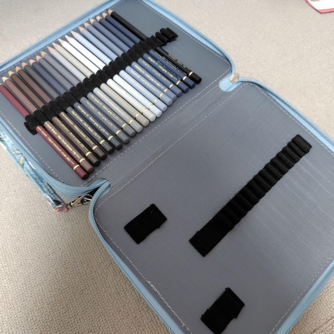 ポリクロモス　油性色鉛筆　まとめ売り　色鉛筆ケース付き