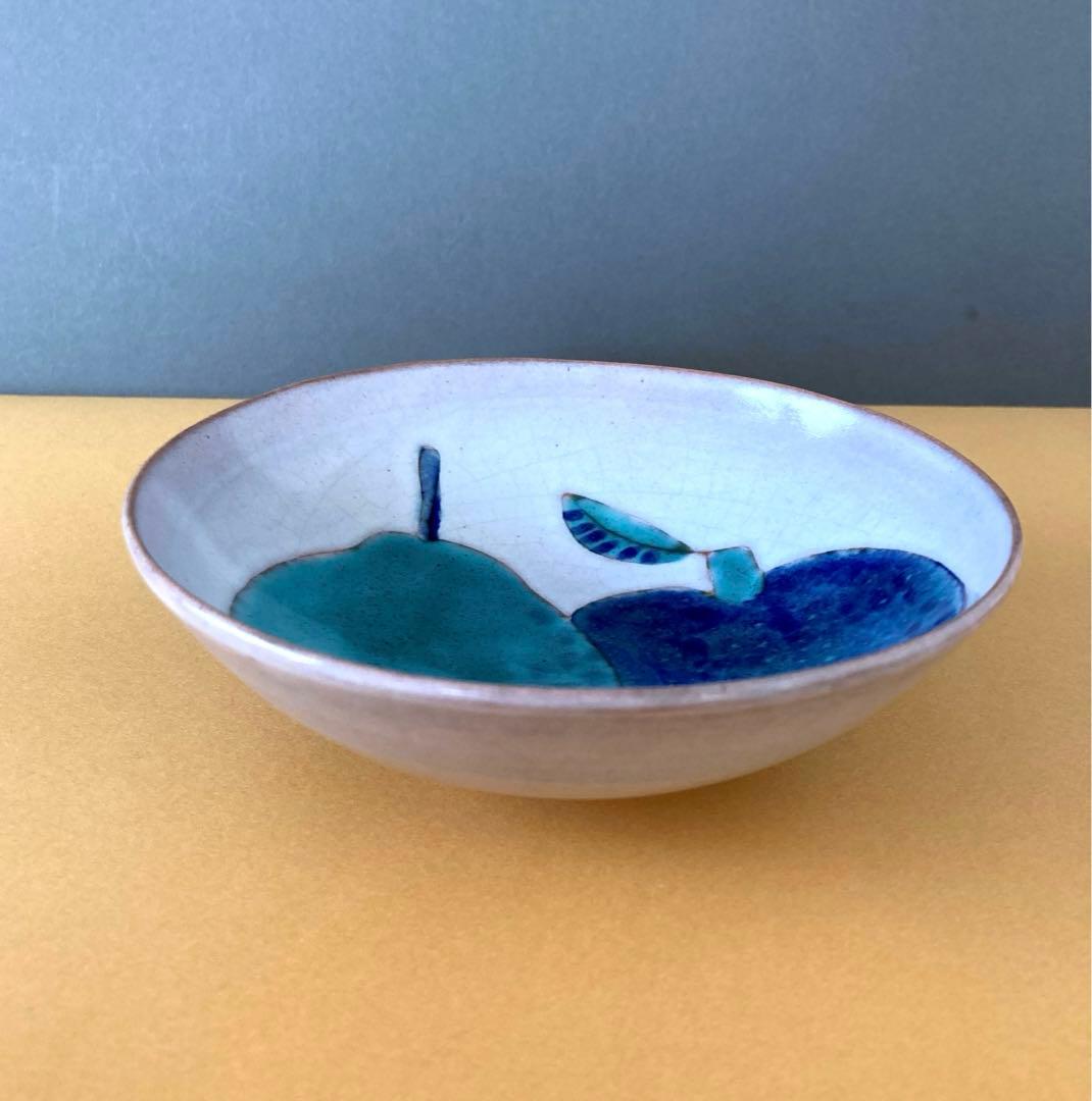 フランス　ヴィンテージ　ジャン/ロベール・クルティエ　ボウル　洋梨・リンゴ