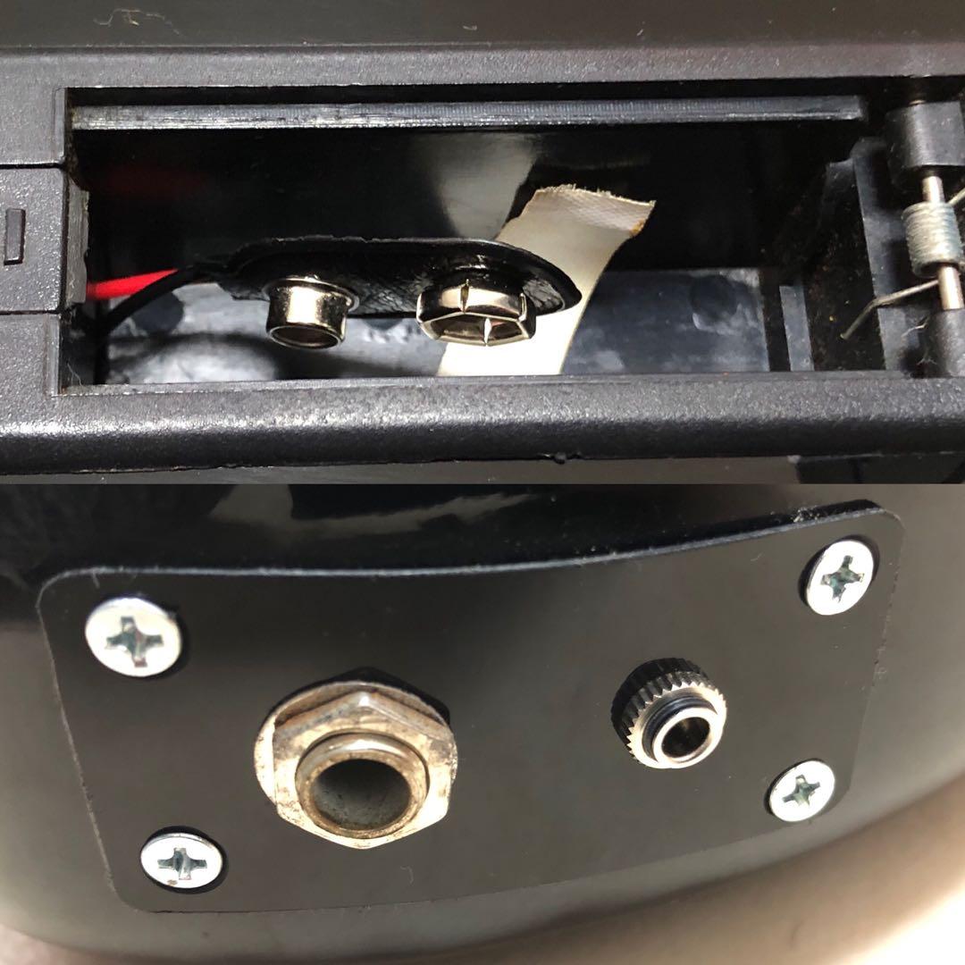 【美品】ZO-3 ブラック アンプ内蔵ミニギター ヘッドフォン端子付