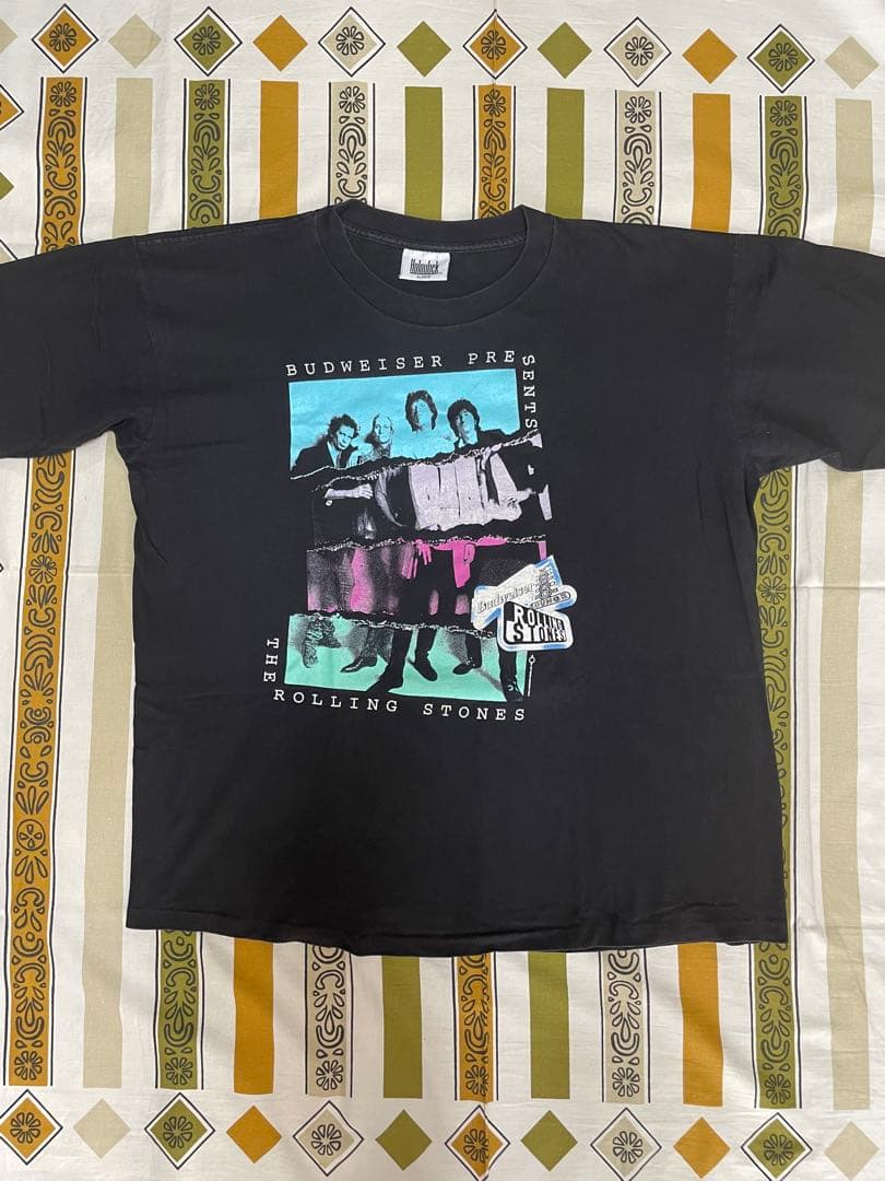 ローリングストーンズ➕バドワイザー◼️90sビンテージ・Tシャツ◼️USA製オールド
