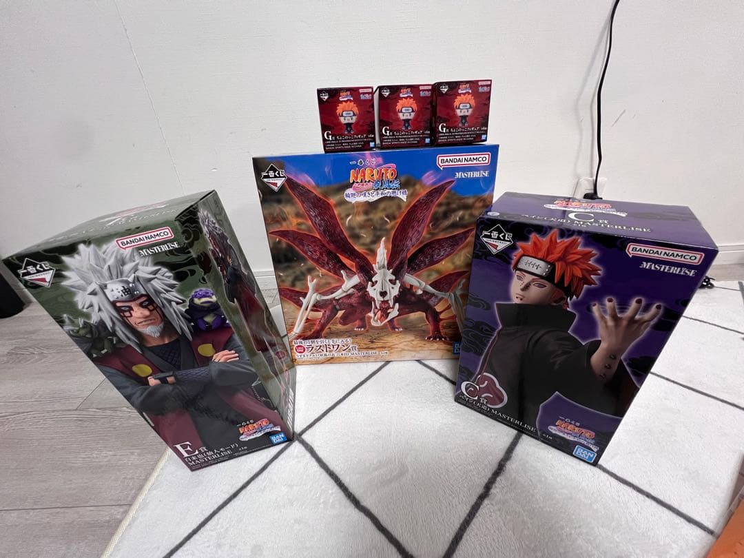 【豪華3点セット】一番くじ ナルト ラストワン賞&自来也＆ペイン フィギュア