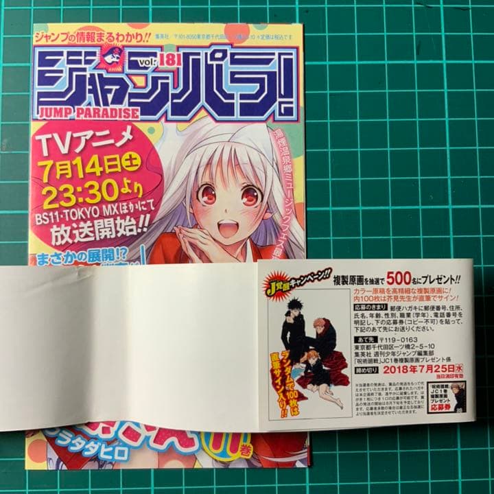 【初版】呪術廻戦 1巻 初版 帯・ジャンパラ付