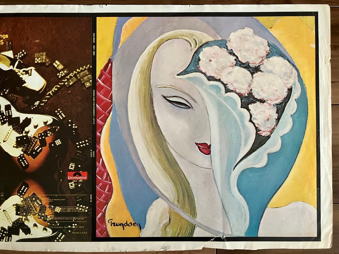 Derek and the Dominos Layla US色校正見本 2枚