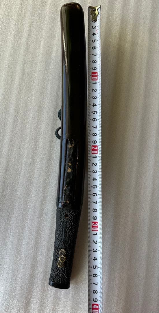 刀装具　残欠刃引合法カット品 鉄製刃 時代 武具　 古美術　現状品