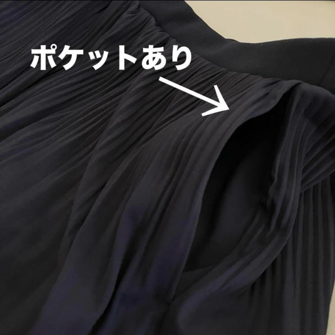 フィラ　スコート　テニス　ネイビー プリーツスカート　UV テニスウェア