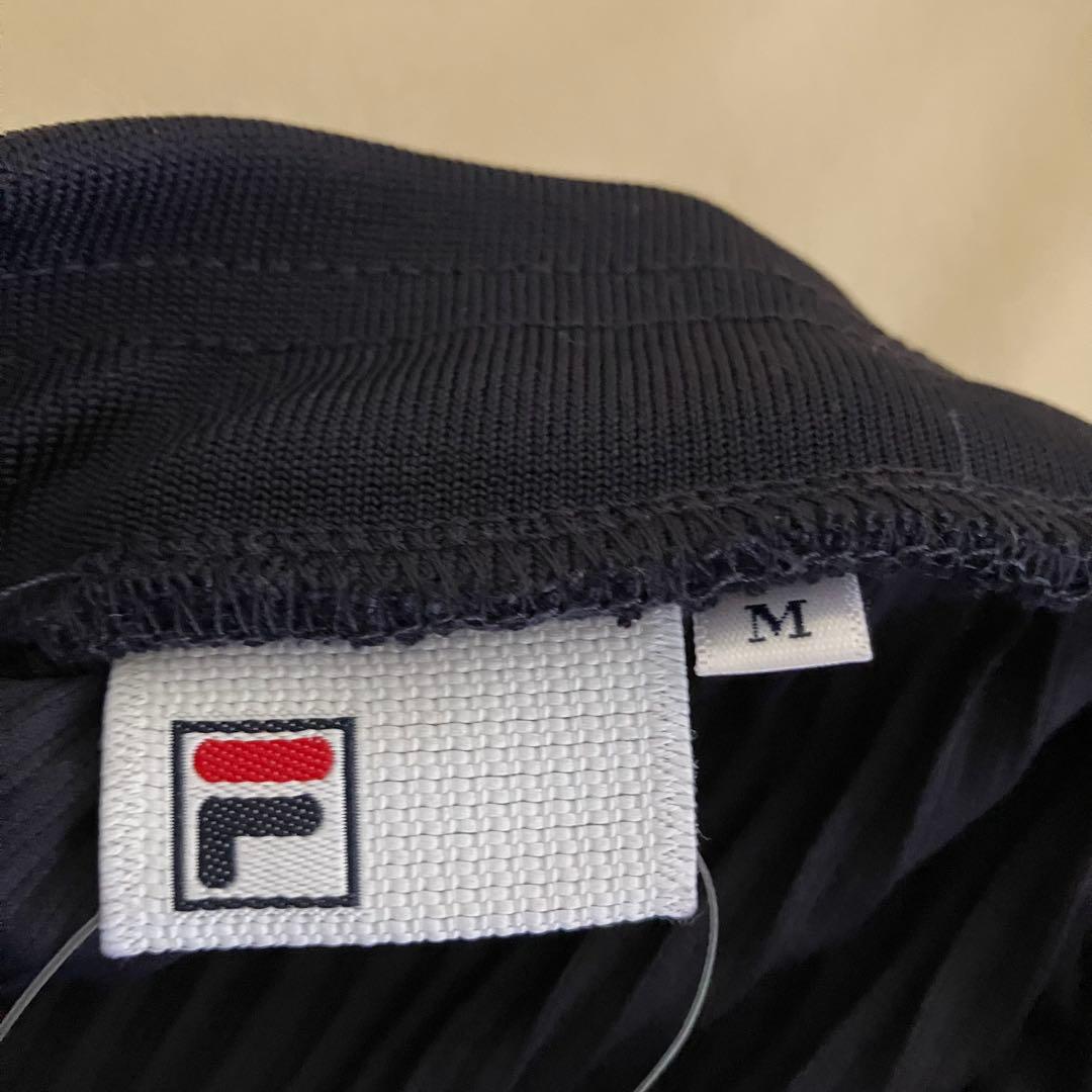 フィラ　スコート　テニス　ネイビー プリーツスカート　UV テニスウェア