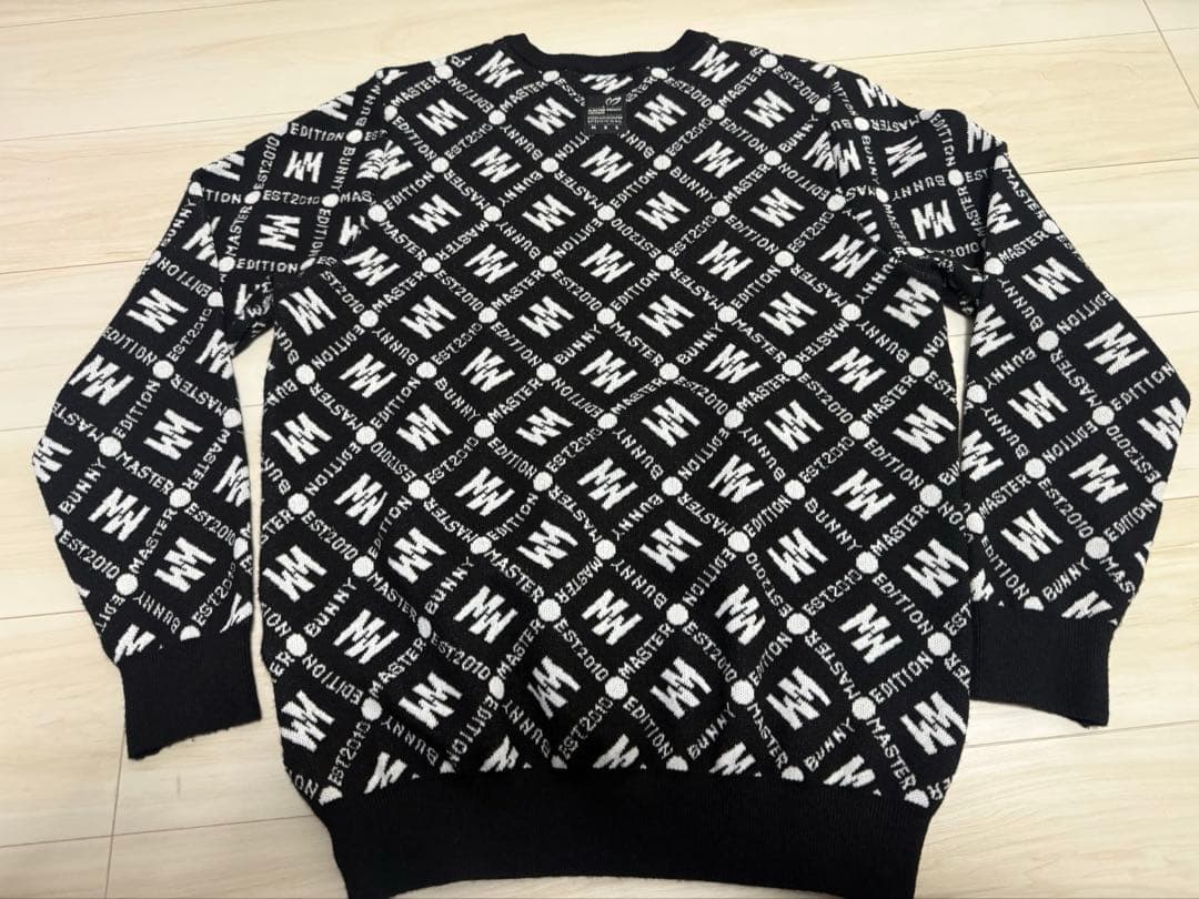 マスターバニーエディション　クルーネックニット Mロゴモノグラム柄　6