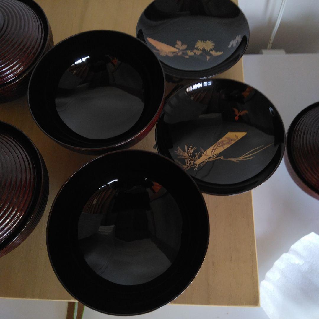 椀　輪島塗　絵変わり　五節句