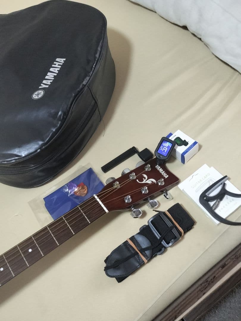 YAMAHA アコースティックギター ケース付き 初心者最適 ヤマハ