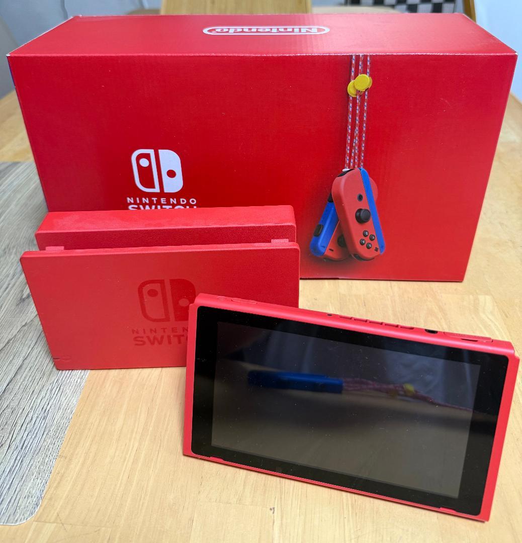 M*a様 【美品】 Nintendo Switch マリオレッド×ブルーセット
