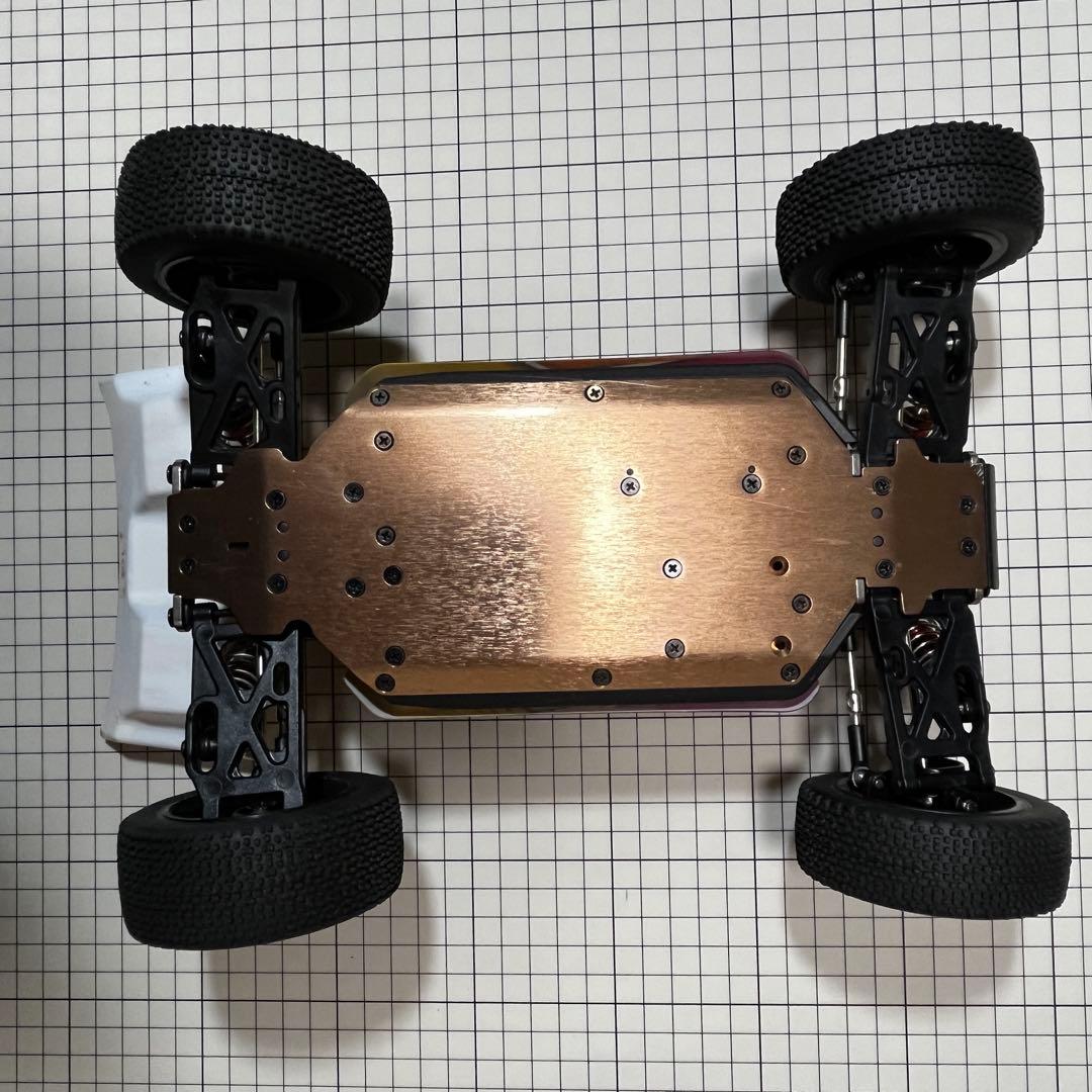 最終値下　爆速　ハイテック正規、社外OP多数ブラシレスラジコン75キロ4WD美品