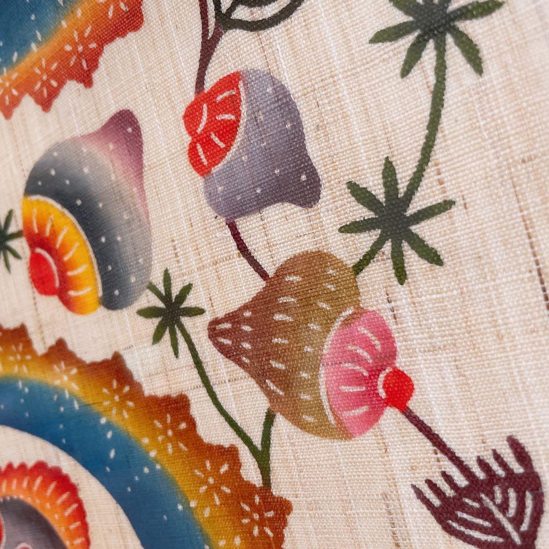 琉球紅型 びんがた 額入り 魚と貝 城間栄順 沖縄 染物 伝統工芸 インテリア