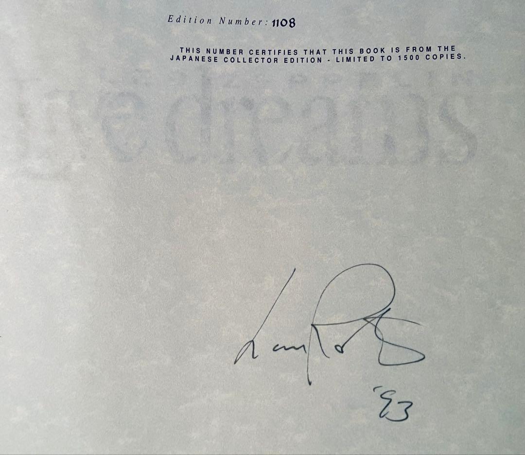 レッド・ツェッペリン貴重写真集LIVE DREAMS 著者サイン入り