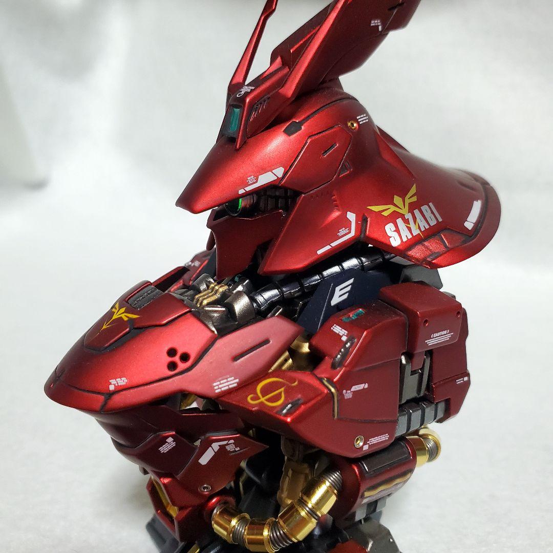 サザビー塗装参考見本+内部メカ塗装見本メタルパイプ例