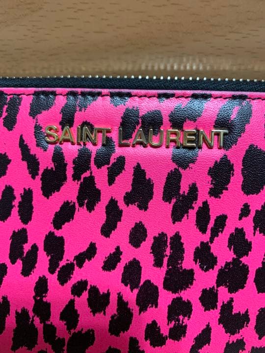 SAINT LAURENT サンローラン  長財布　レオパード