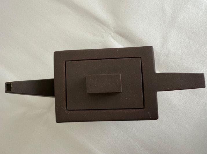 鉄画軒刻 胡耀庭製 紫砂 朱泥 急須