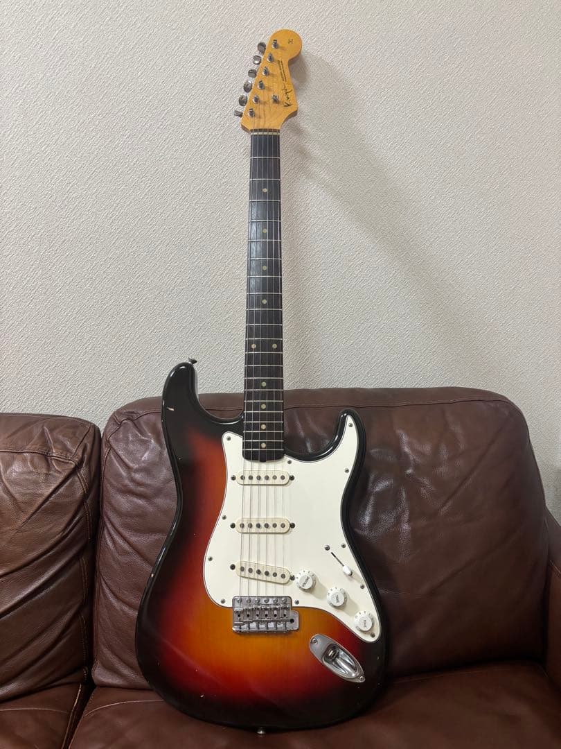 K. nyui ハカランダ指板　ThroBak64MXVピックアップ　ストラト