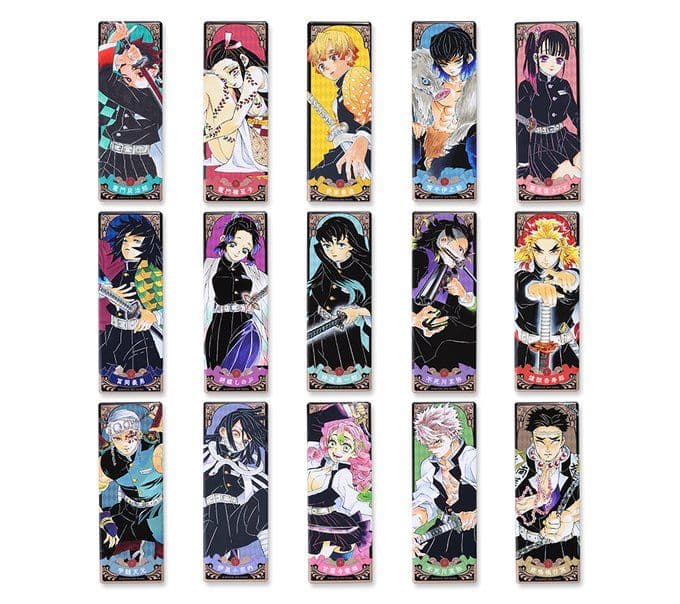 鬼滅の刃 絵札缶バッジ コンプリート 未開封15個