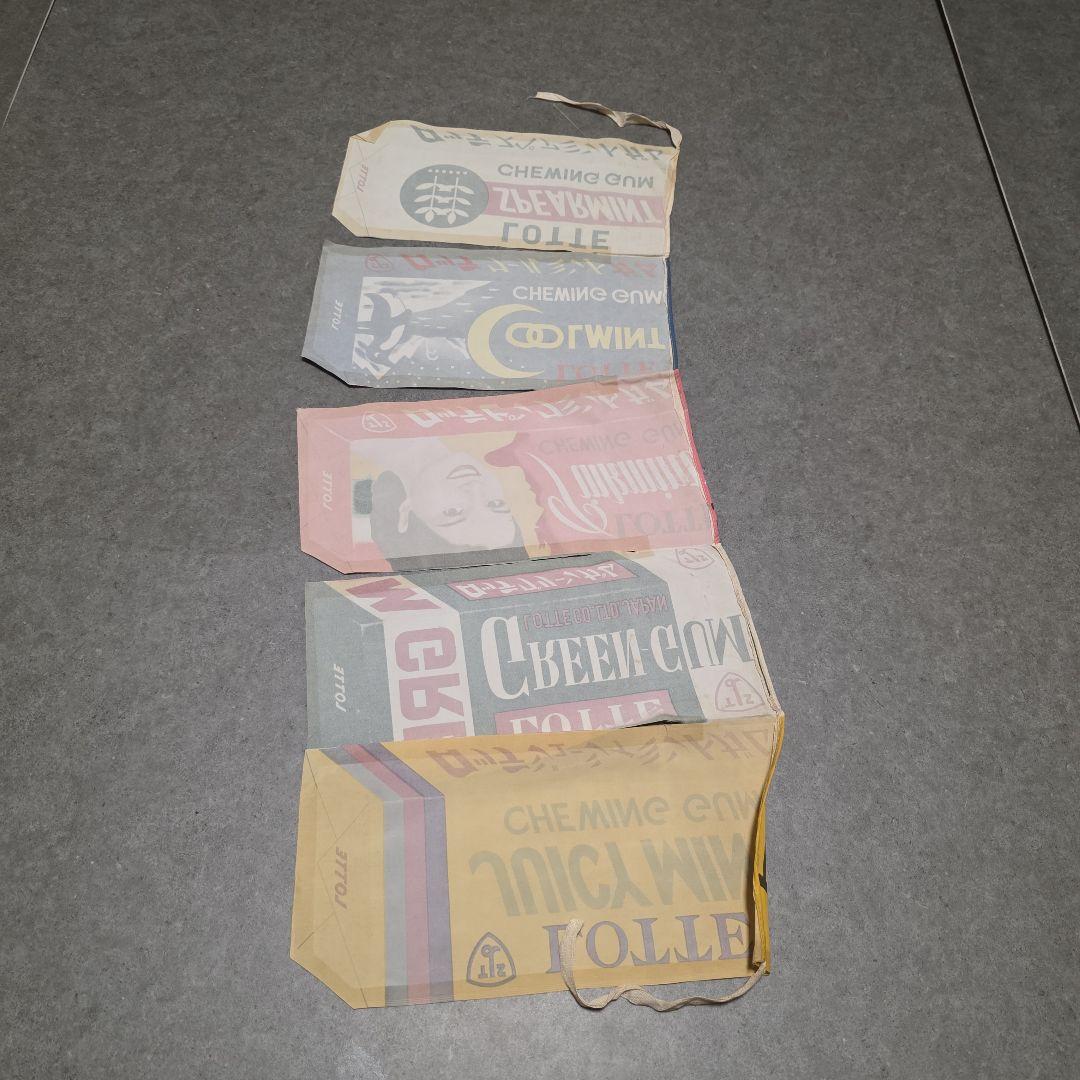 ロッテ　ガム　のれん　旗　販促品　昭和　レトロ　レア　昔　当時物　グッズ　非売品