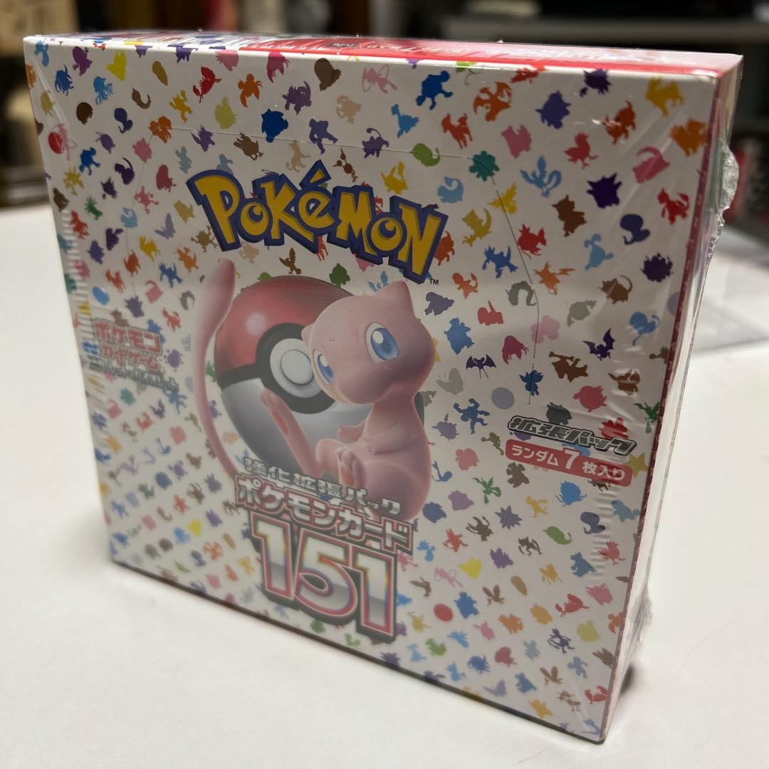 【シュリンク付き】ポケモンカード151新品 未開封