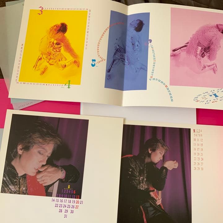 沢田研二　94年ツアーグッズ　カレンダー　経年感ありco-colo,co.