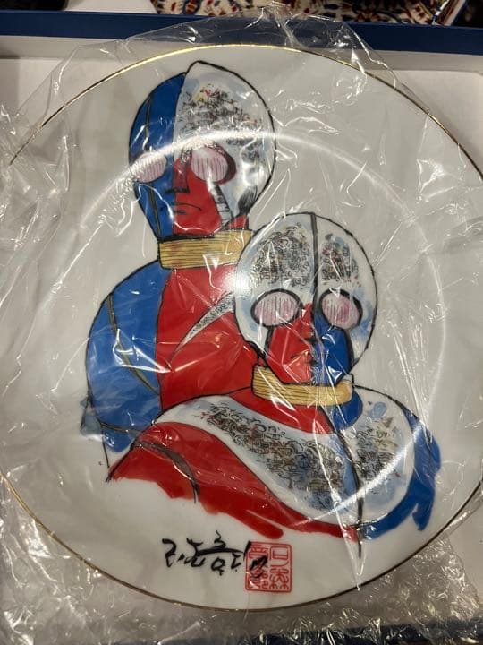 仮面ライダー　絵皿　セット