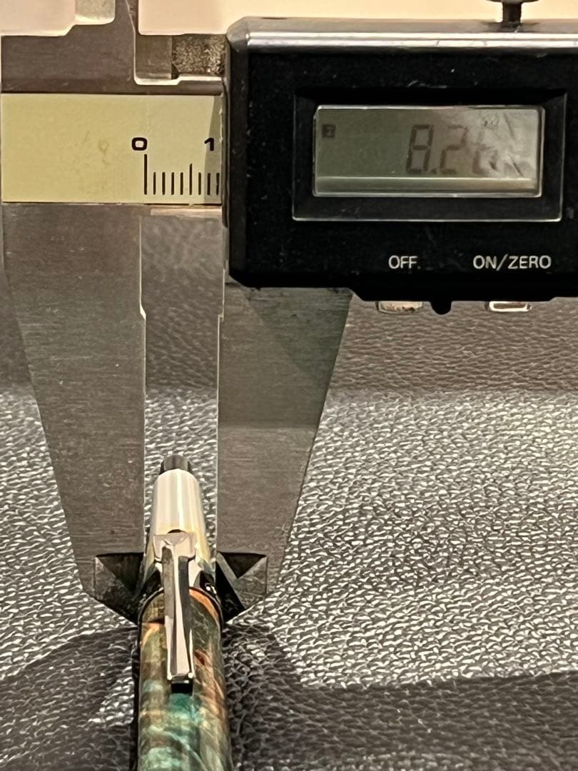 shaikurupg5+スタビメイプル瘤+重量増し加工+真鍮硬度表示窓有り