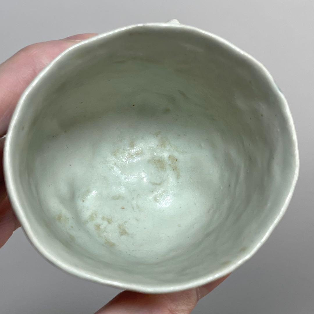 九谷焼 北井真衣 うさぎ高台カップ アリス ゴブレット ワイングラス 湯呑