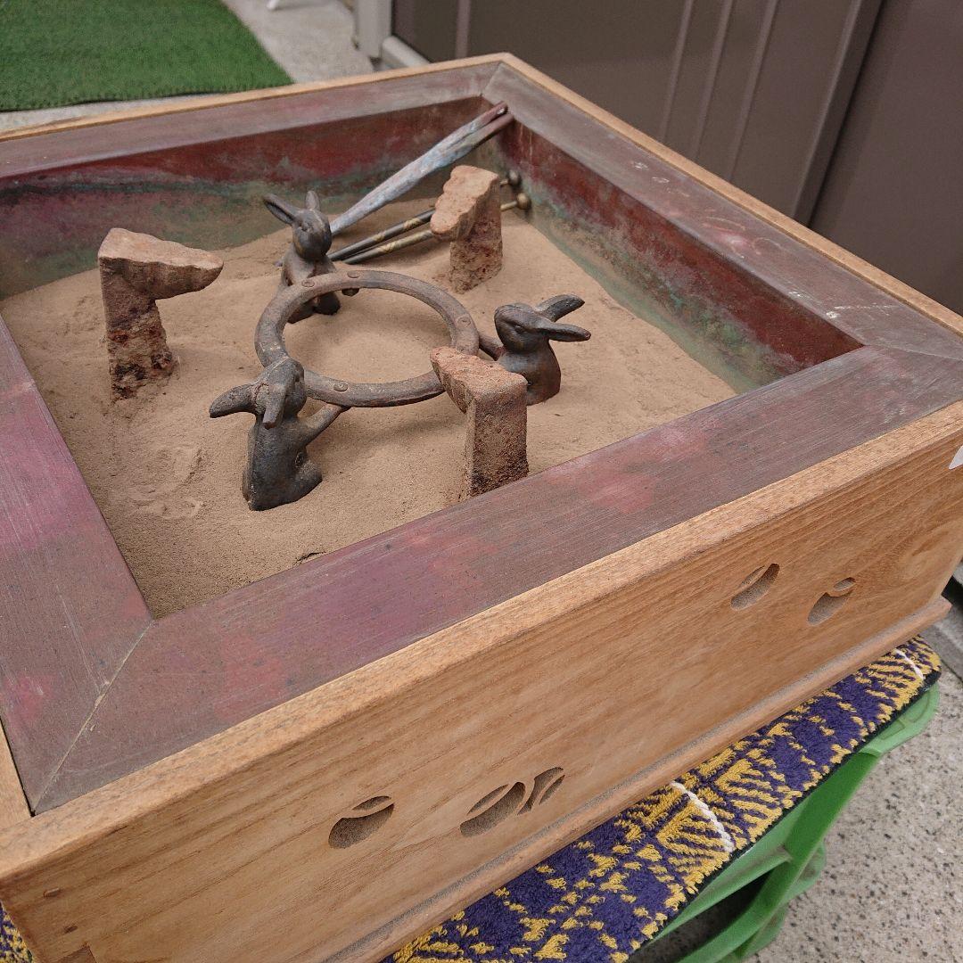 古美術火鉢四角形レトロ