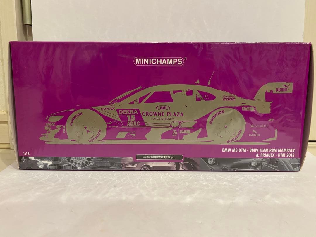 ギミックあり  M3 DTM 2012 RBM ミニカー PMA 1/18