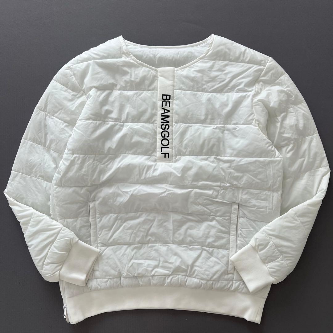 BEAMS GOLF ビームスゴルフ　中綿入り　セットアップ　メンズ　ダウン　白