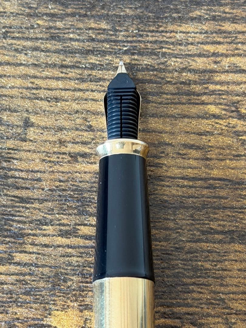 筆記確認&洗浄済み　クロス　タウンゼント　14金　ゴールド　M 万年筆　吸入器付