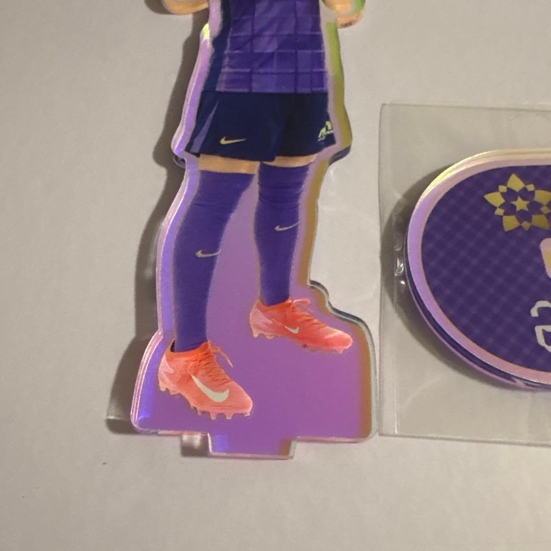 サンフレッチェ広島レジーナ　皇后杯優勝記念グッズ　オーロラアクリルスタンド